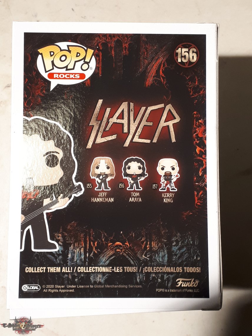 Slayer Tom Araya Pop Vinyl