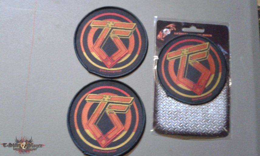 Twisted Sister round patches