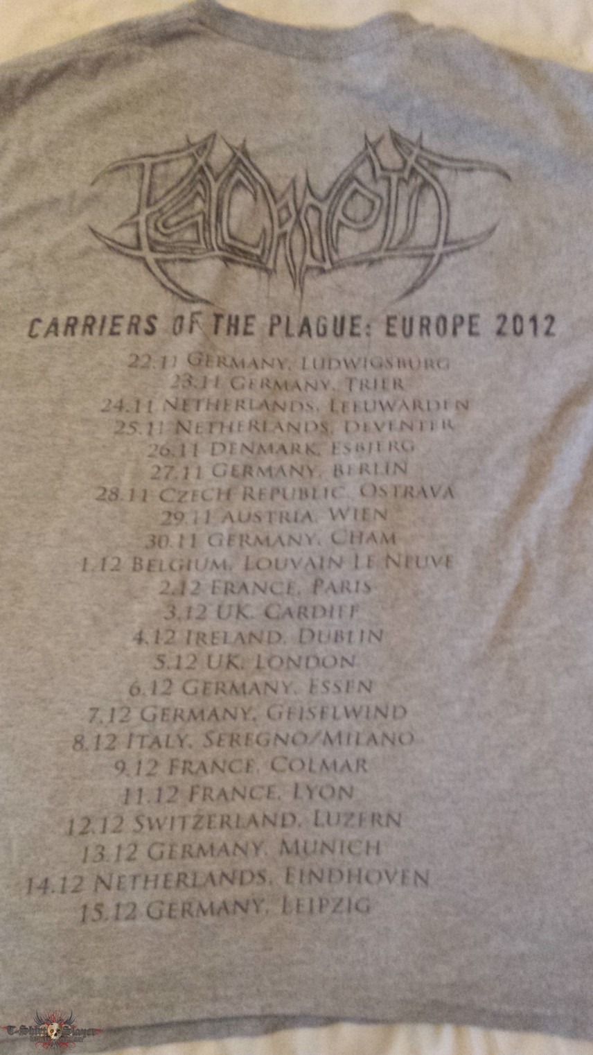 psycroptic tour shirt  2012