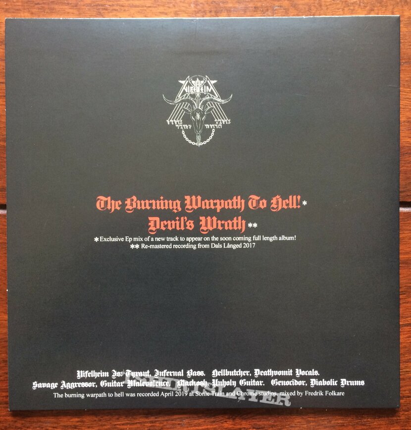 Nifelheim - The Burning Warpath To Hell - Vinyl EP 7&quot;