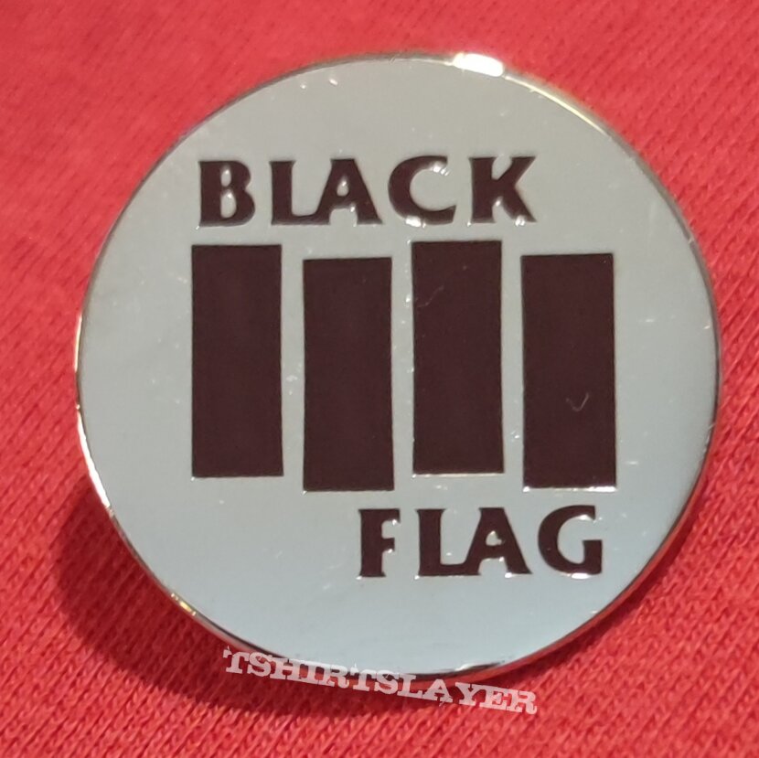Black Flag  - Classic Logo 30mm metal pin