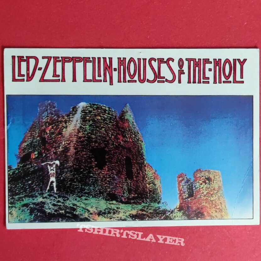 Led Zeppelin  - Houses Of The Holy Postcard