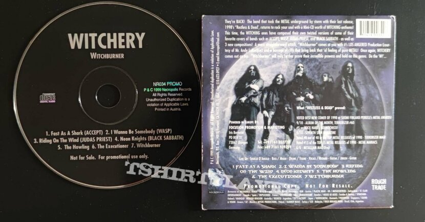 Witchery - Witchburner Promo CD