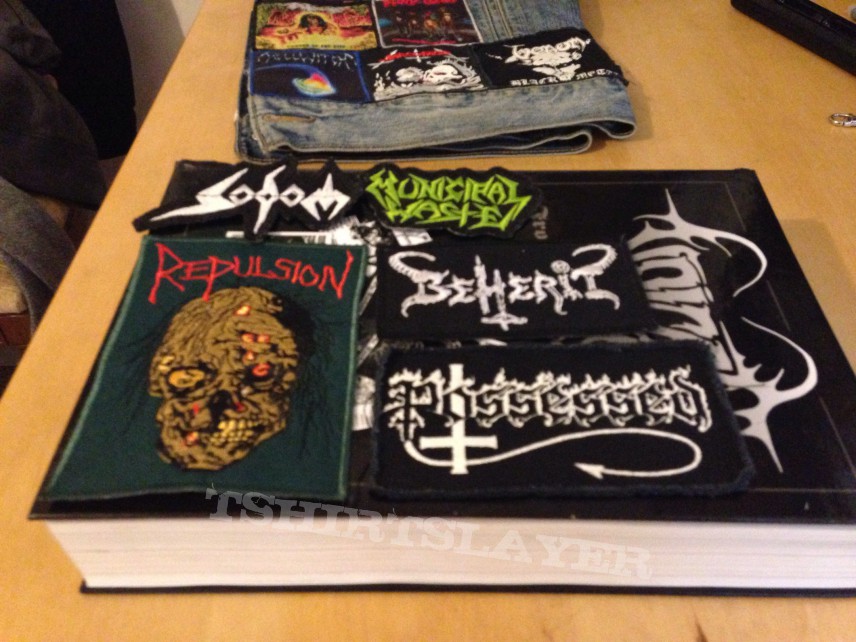 Slayer Some patches I still need to sew on