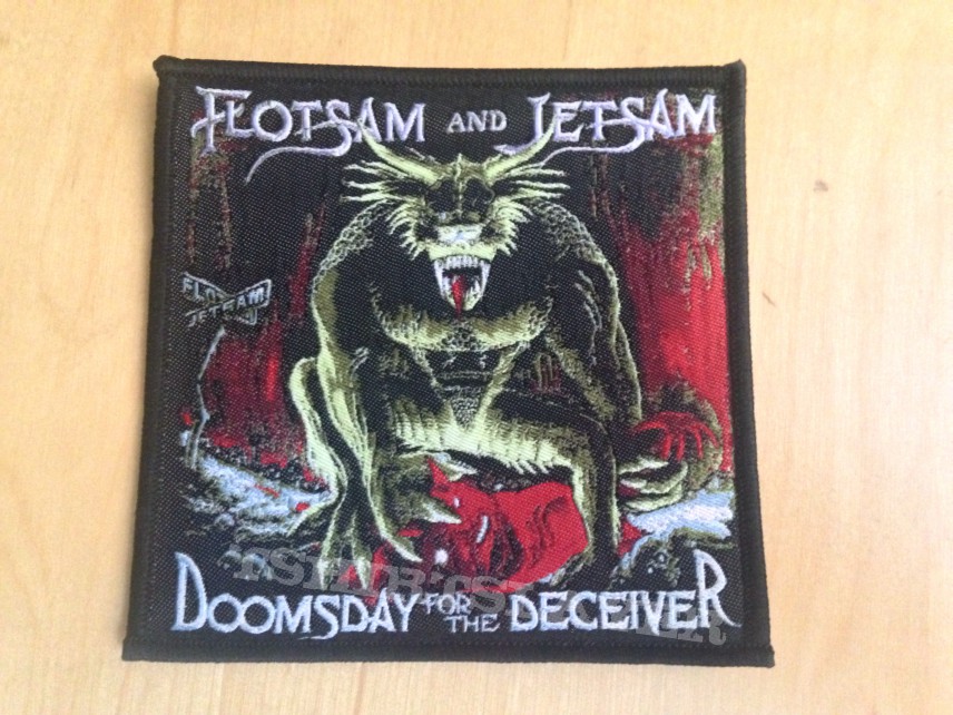 Flotsam And Jetsam-Doomsday for the Deceiver woven patch 