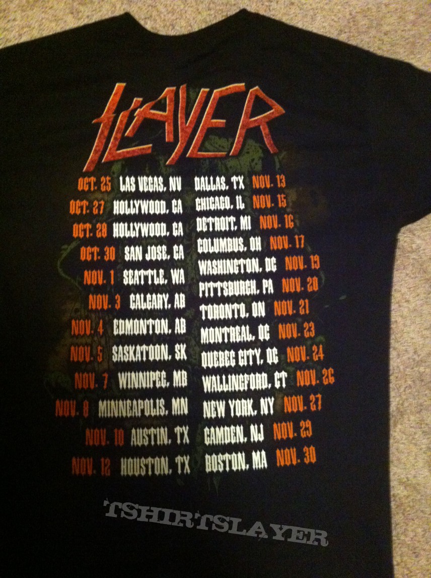 Slayer - 2013 Tour Shirt