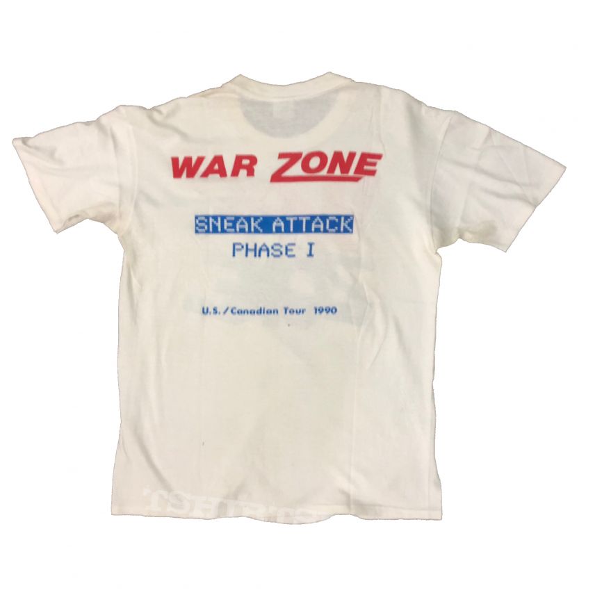 Warzone sneak attack 1990 tour t shirt