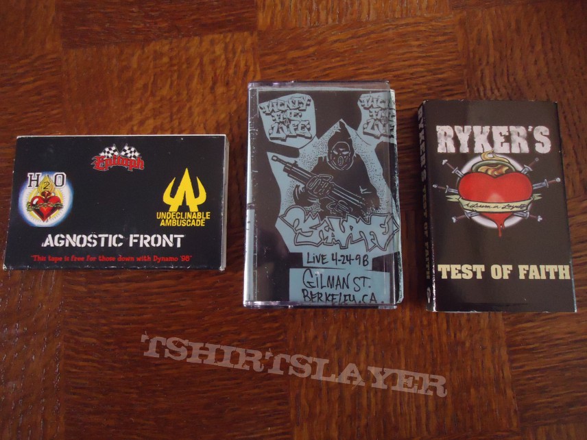 Unleached - Vader- Agnostic Front- Ryker&#039;s Tape For Trade ! Tapes from Unleashed / Vader / Rykers / Agnostic Front / Alice in Hell