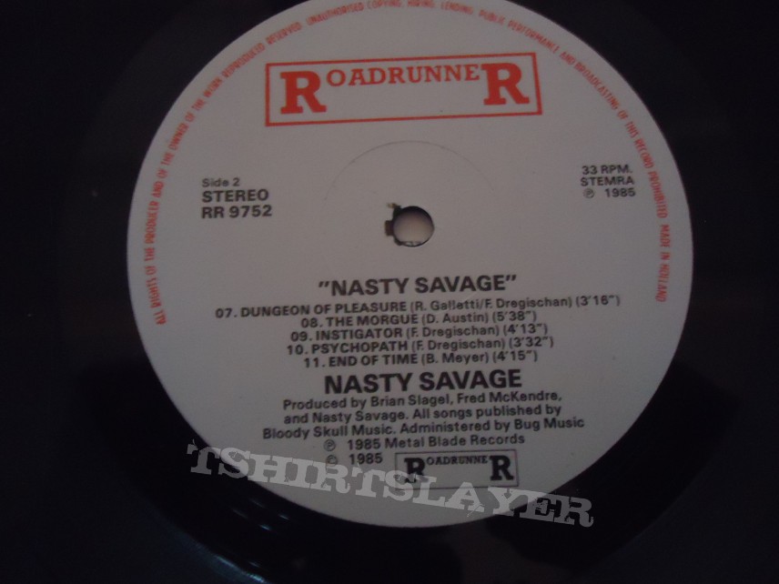 Nasty Savage - Nasty Savage LP