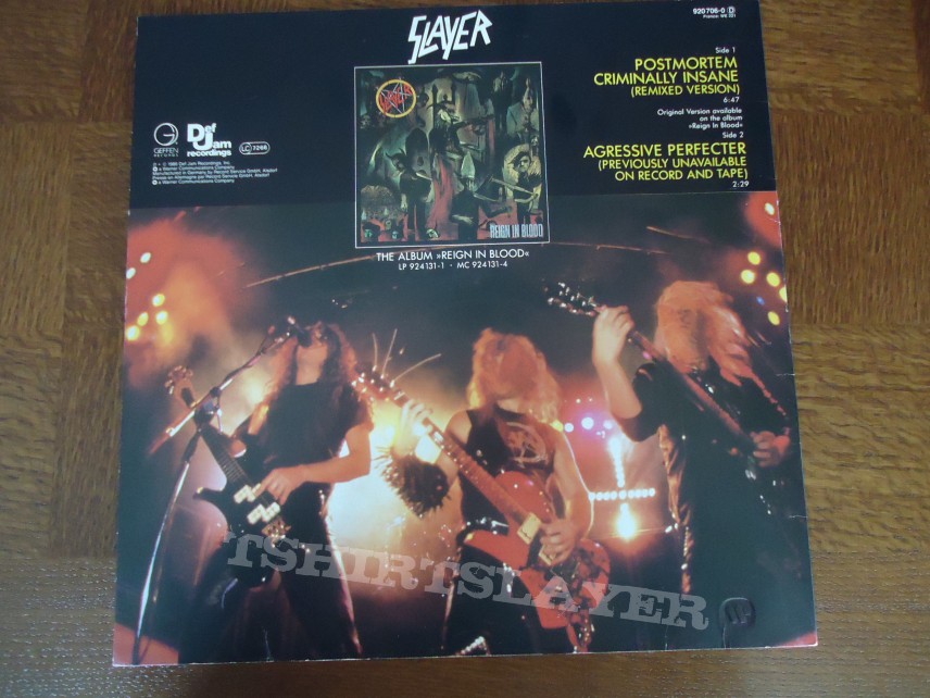 Slayer - Postmortem 12 inch LP