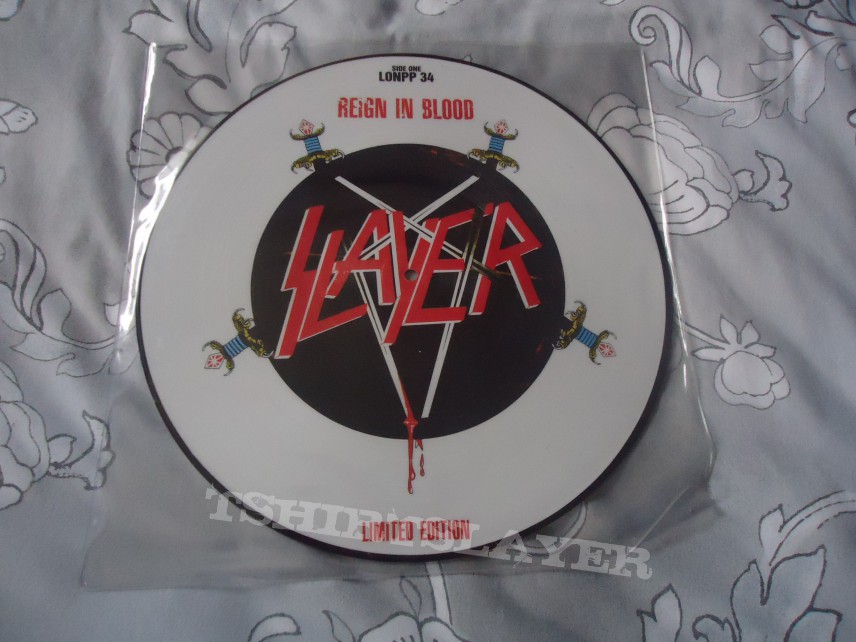 Slayer - Reign in Blood pict.disc. LP 1988