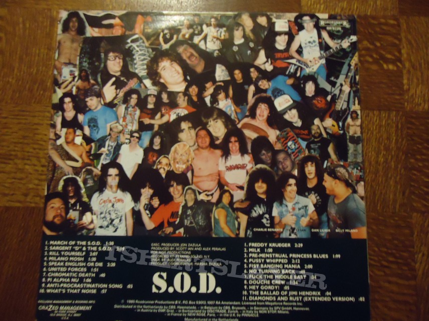 S.O.D. S.O.D - Speak english Or die LP