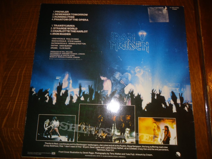 Iron Maiden  - Iron Maiden LP