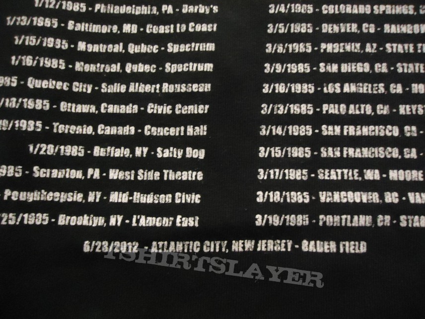 Metallica - metal up your ass shirt (reprint tour dates on the back side )