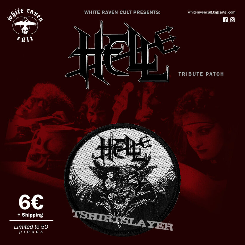 HELL UK - NWOBHM woven patch 