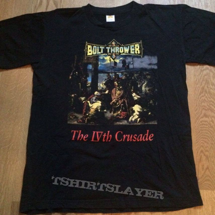 SOLD Ultra rare Bolt Thrower The IVth crusade shirt