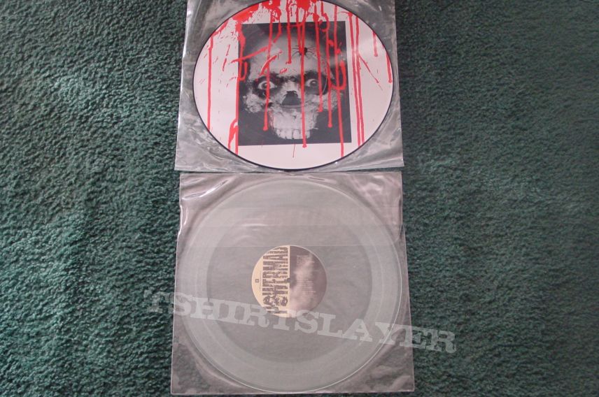 Other Collectable - Mercyful Fate  Live From The Depths Of Hell 1984 and Powermad Plastic Town clear vinyl promo ep 1989