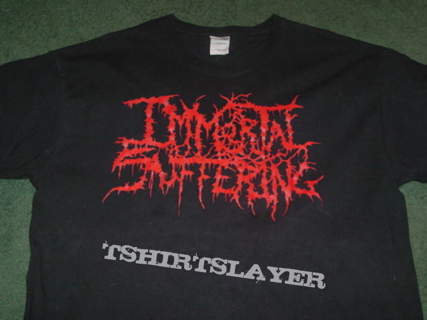 Immortal Suffering - red logo shirt  