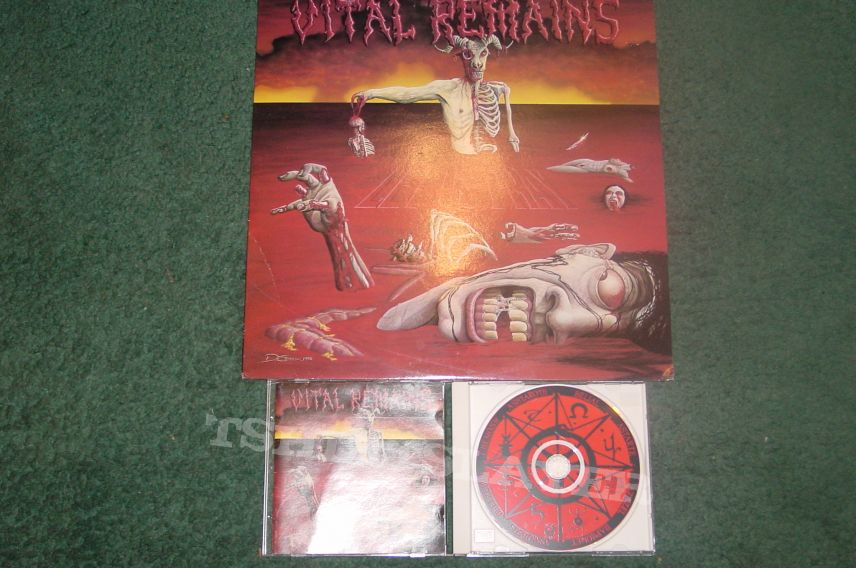 Other Collectable - Vital Remains let us pray original vinyl and cd pressings 