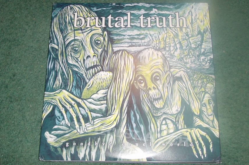 Other Collectable - brutal truth goodbye cruel world triple vinyl pressing 