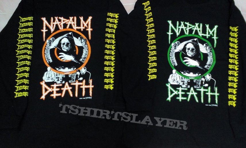 Napalm Death 1988 &quot;life?&quot; Earache longsleeve