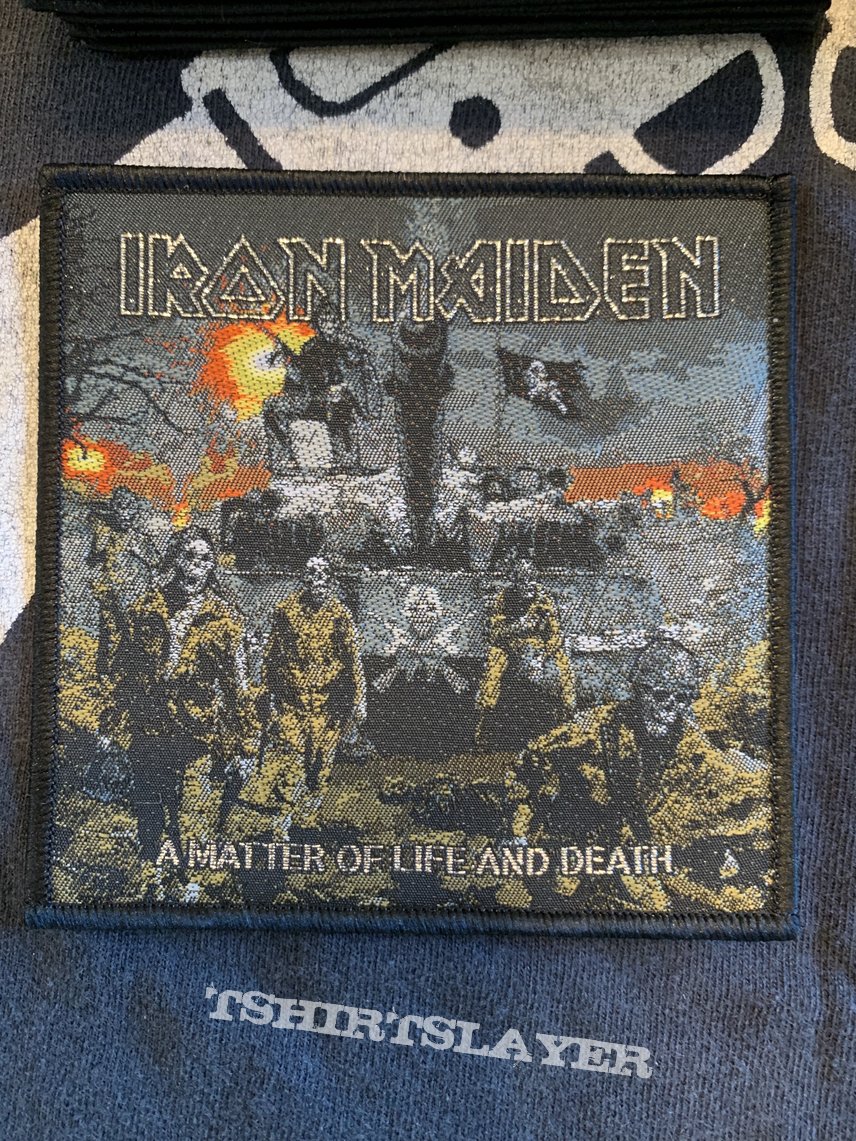 Iron Maiden- A Matter of Life and Death woven patches