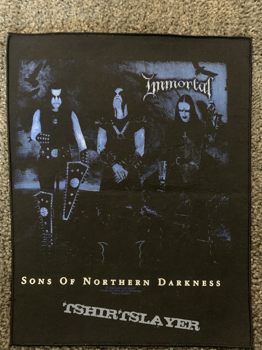Immortal - Sons of Northern Darkness official backpatch 2003