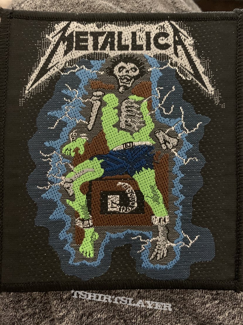 Metallica - electric chair patch 