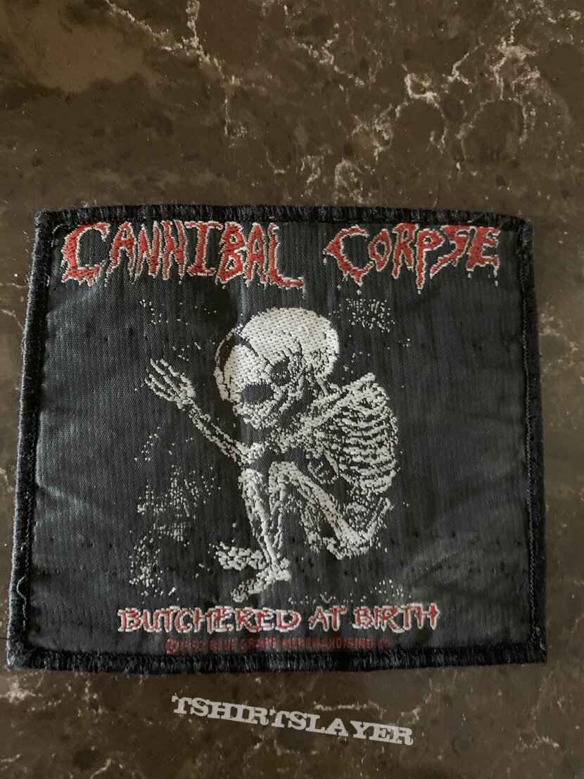 Cannibal Corpse - butchered at birth patch