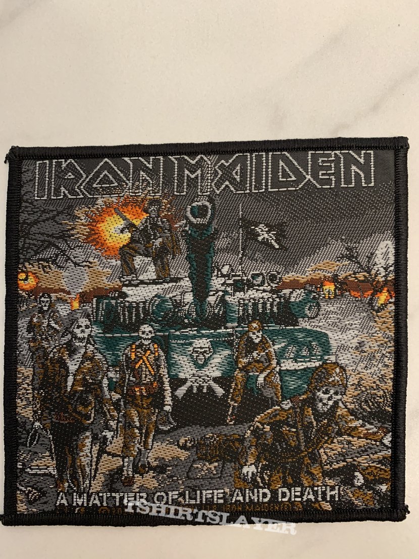 Iron Maiden - A Matter of life and death 2020 official woven patch