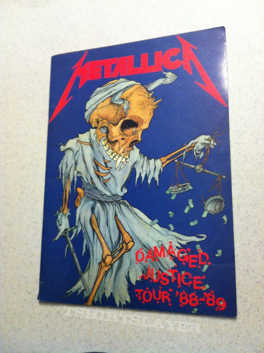 Metallica &quot;Damaged Justice Tour 88-89&quot; program