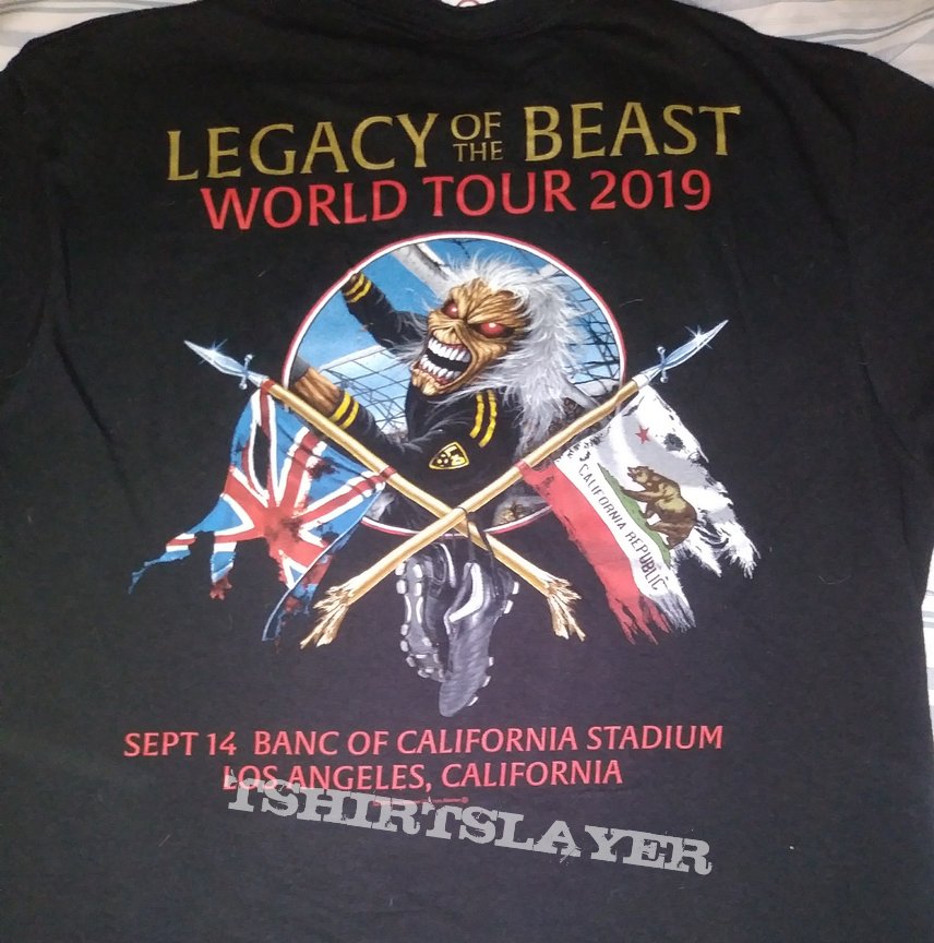 Iron Maiden L.A. event shirt