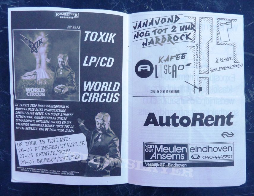 DYNAMO OPEN AIR 1988 Exodus, Laaz Rockit, Candlemass, Toxik, Sabbat, Paradox