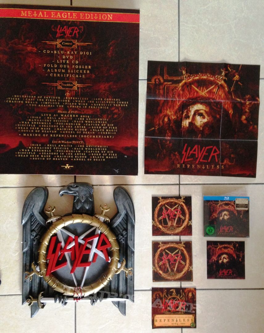 Slayer ‎– Repentless Eagle Box Set, Deluxe Edition, Limited Edition, Numbered  CD, Album 