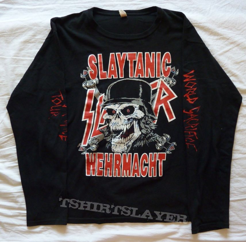 Slayer slaytanic wehrmacht longsleeve shirt 