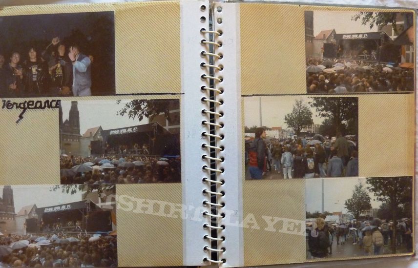 dynamo open air 1987   busticket,testament pics +live on stage pics, Destruction, Testament, Nuclear Assault, Mad Max, Agent Steel, Vengeance, Atom Craft, Angelwitch ,Attitude , Messiah ,  Stryper 