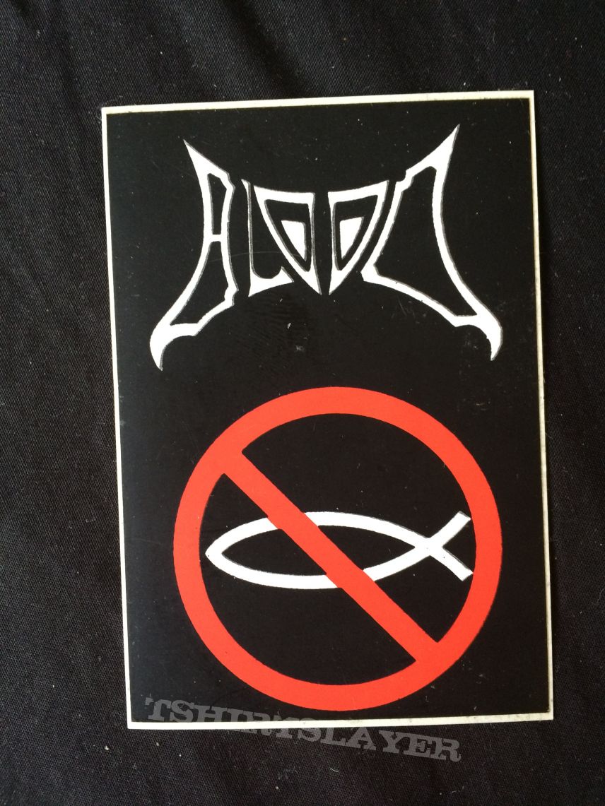 Blood sticker Blood sticker