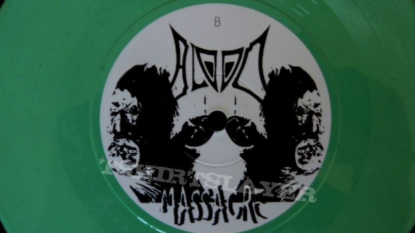 Blood – Massacre/Ketzer Records /KV 010/ Vinyl, 7&quot;, Repress, Limited Edition, Green 