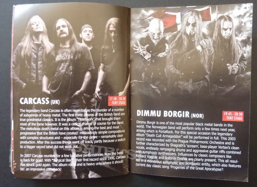 Iron Maiden fortarock booklet  31-05-2014 