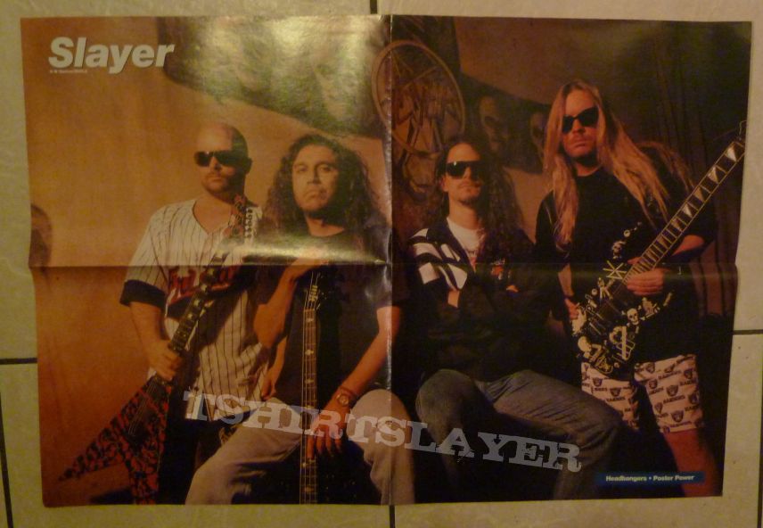 slayer vintage 80&#039;thies and 90&#039;thies complete magazines 