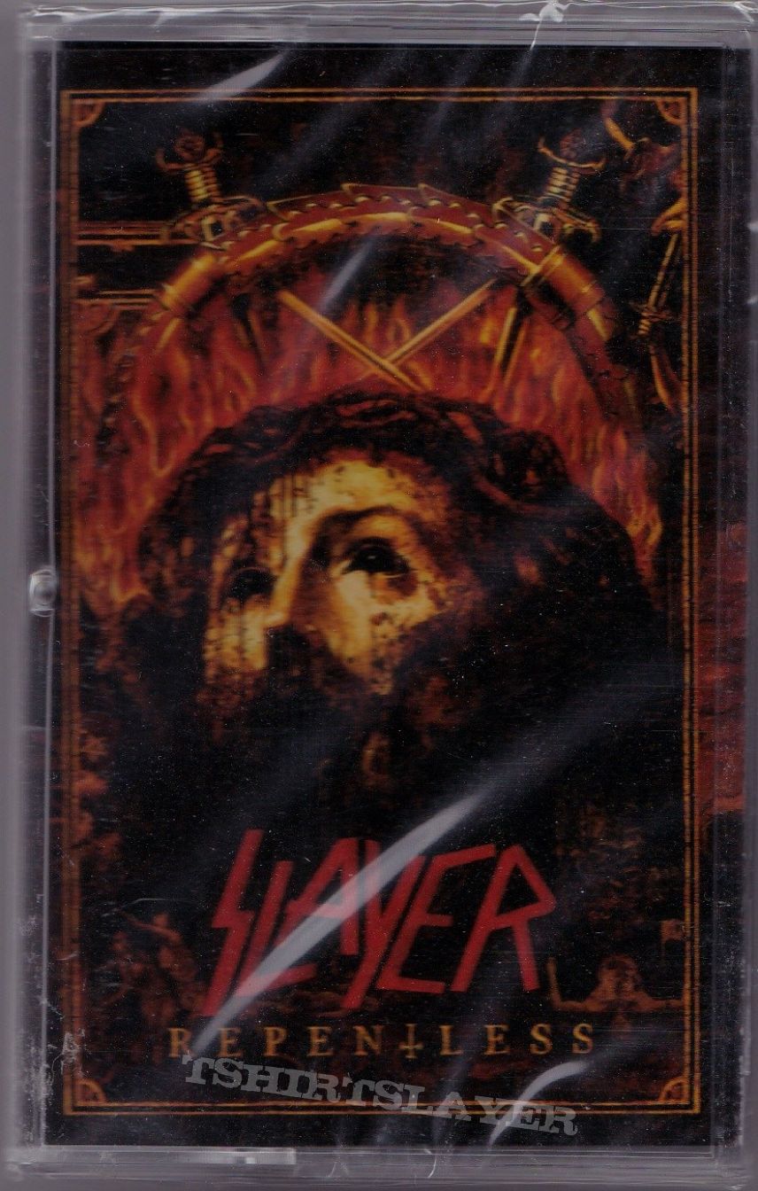 Slayer ‎– Repentless cassette tape  3553-3 Limited Edition, Numbered, Bi-coloured Yellow/Orange 