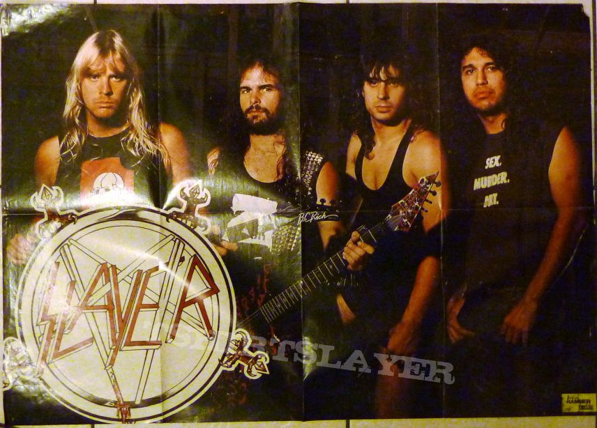 slayer vintage 80&#039;thies and 90&#039;thies complete magazines 