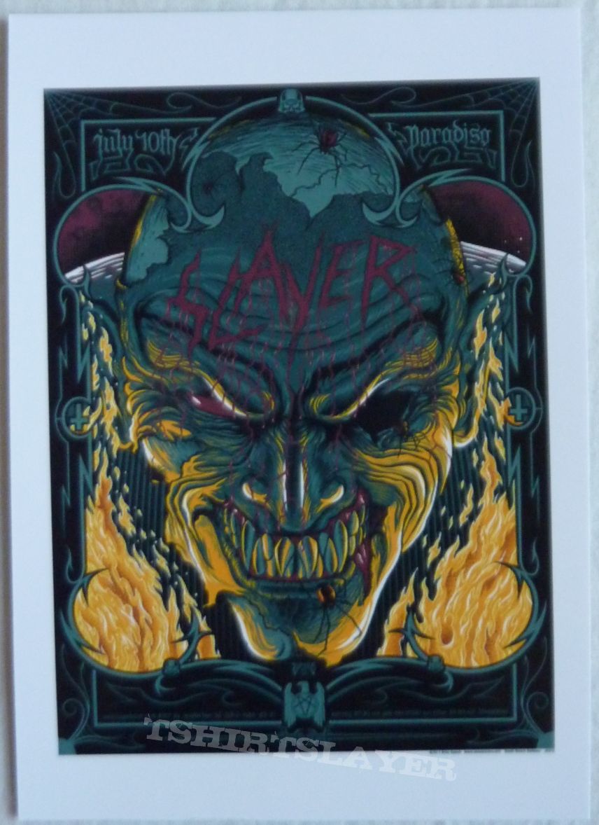 slayer post card bootleg 