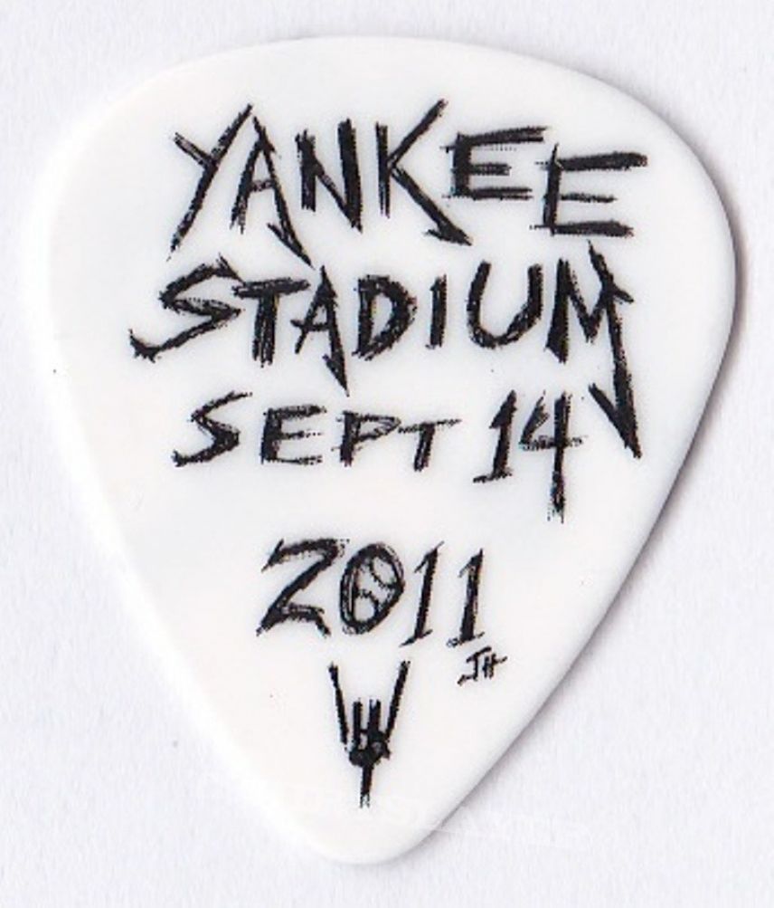 Slayer big 4 pick yankee stadion 2011 sept 14th