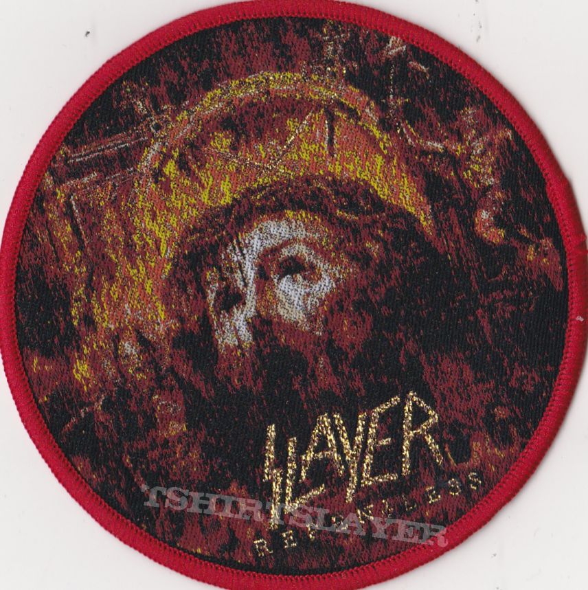 2016 slayer repentless patch red rim round limited ed.