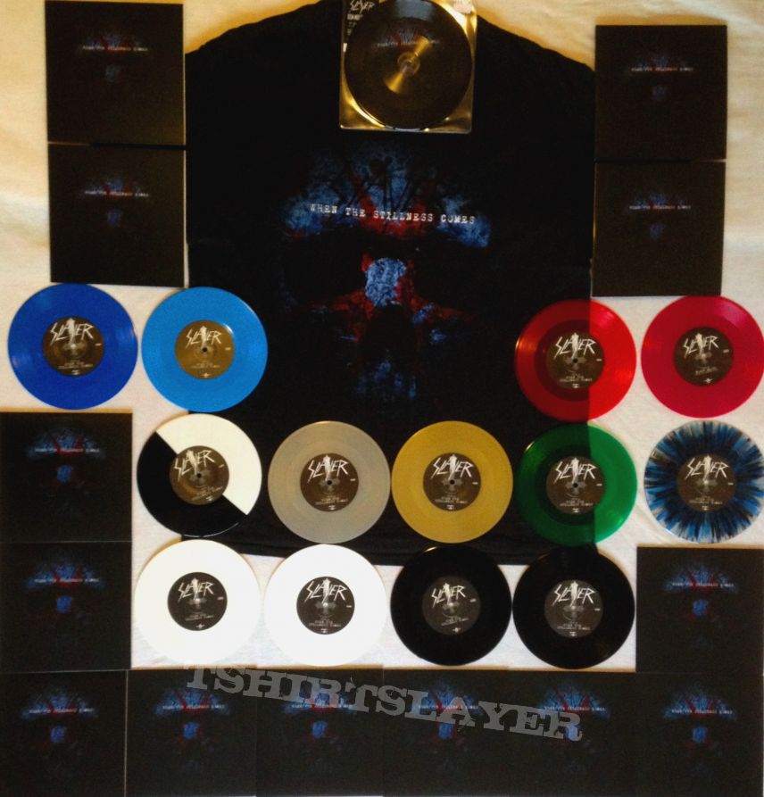 slayer when the stillness comes complete!! eu and us editions!