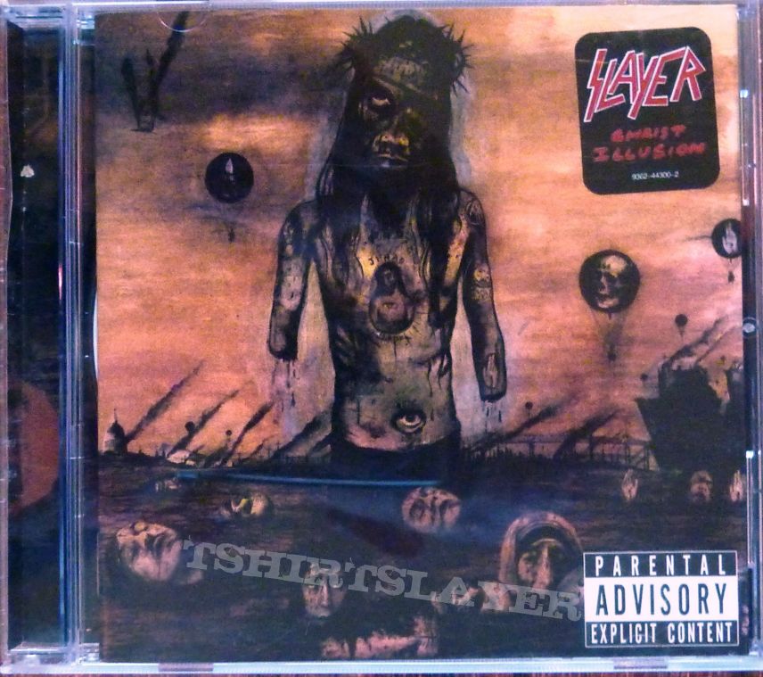 Slayer cd  ‎– Christ Illusion--9362-44300-2 --Unofficial Release -- Rusia
