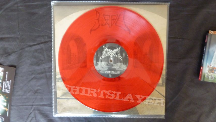 Blood– Christbait   red  vinyl Rotten Roll Rex ‎– RRR 060, Final Gate Records ‎– FGR 018