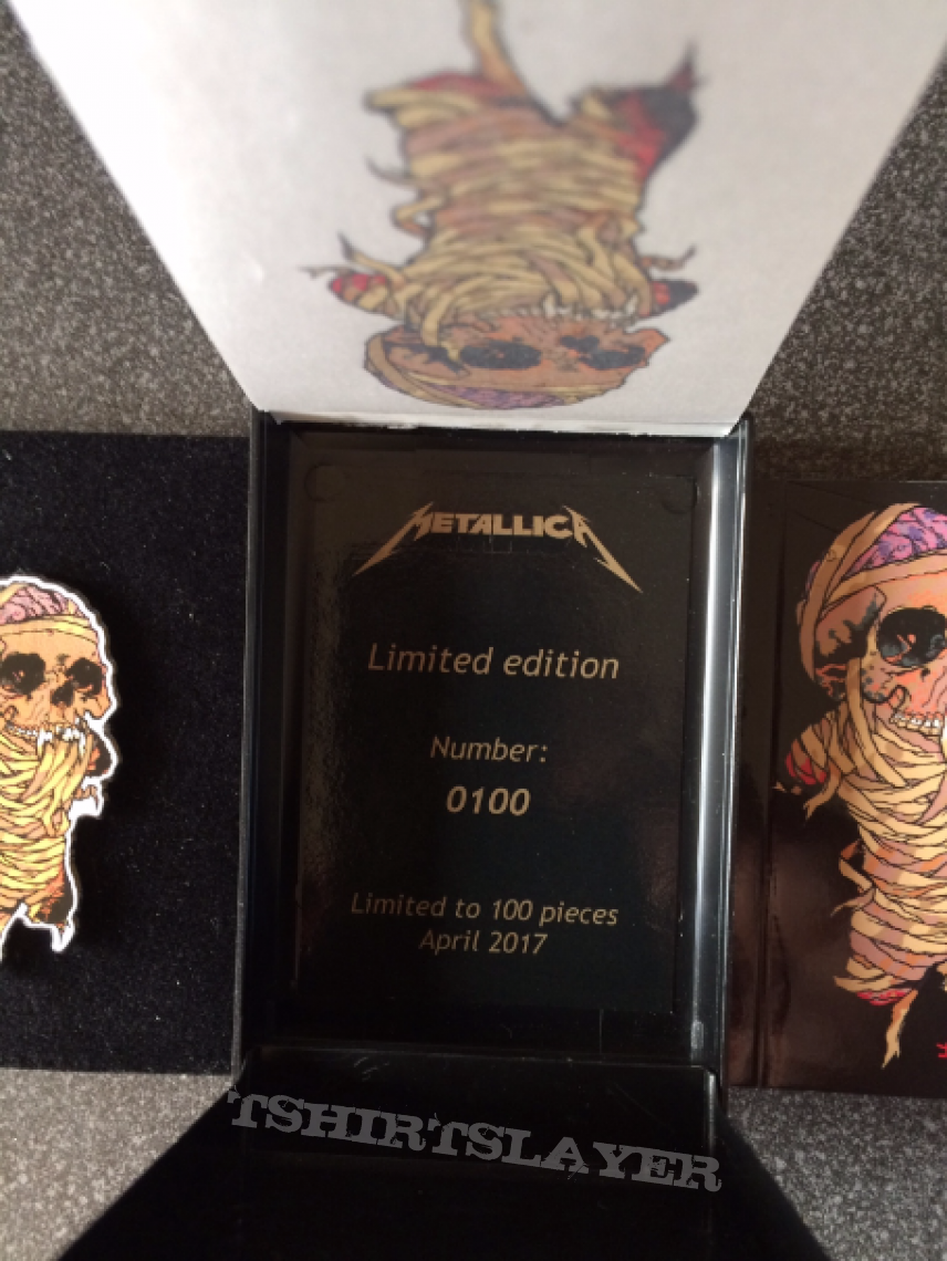 METALLICA &quot;ONE &quot; Limited edition Pinbox set 
