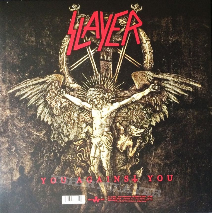 Slayer ‎– You Against You - Nuclear Blast ‎– NB 3775-0 - 27361 37750 45 RPM, Shape, Single, Limited Edition, Slipcase 